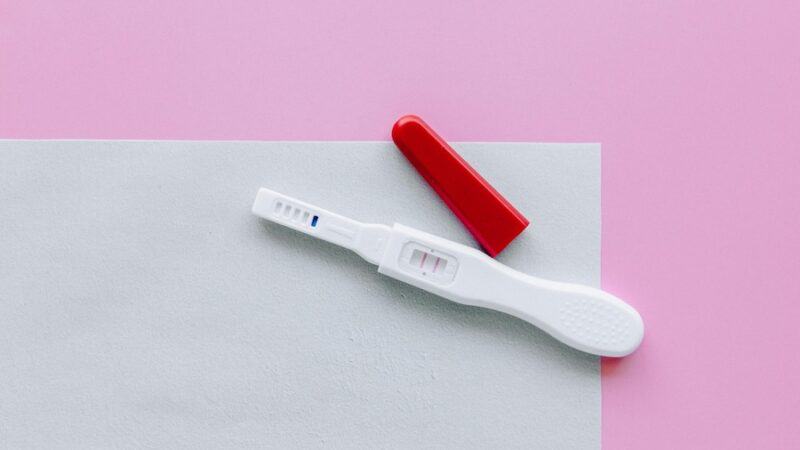 pregnancy test red positive