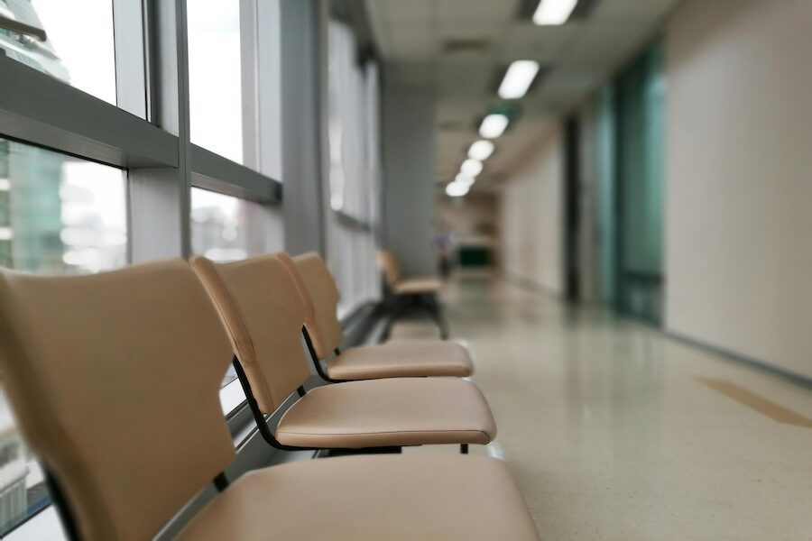 waiting room chairs corridor