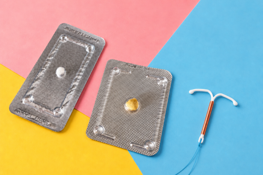 Emergency contraception pills and a copper coil